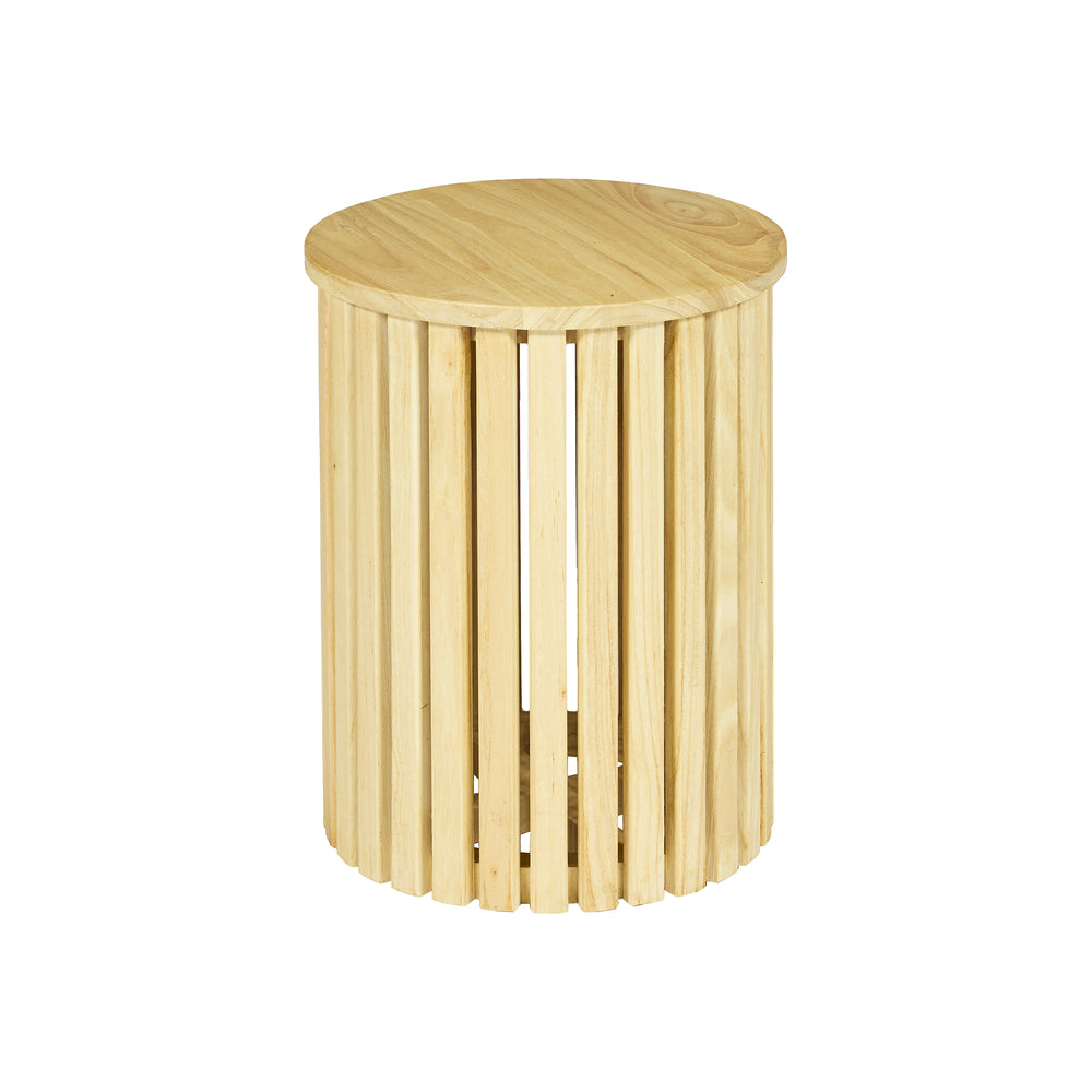 Tavolino da salotto in legno di mango  – Ø40x L50cm  "ZENNO"